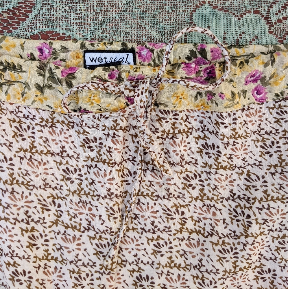 Y2K Whimsy Cotton Skirt - Picture 3 of 9
